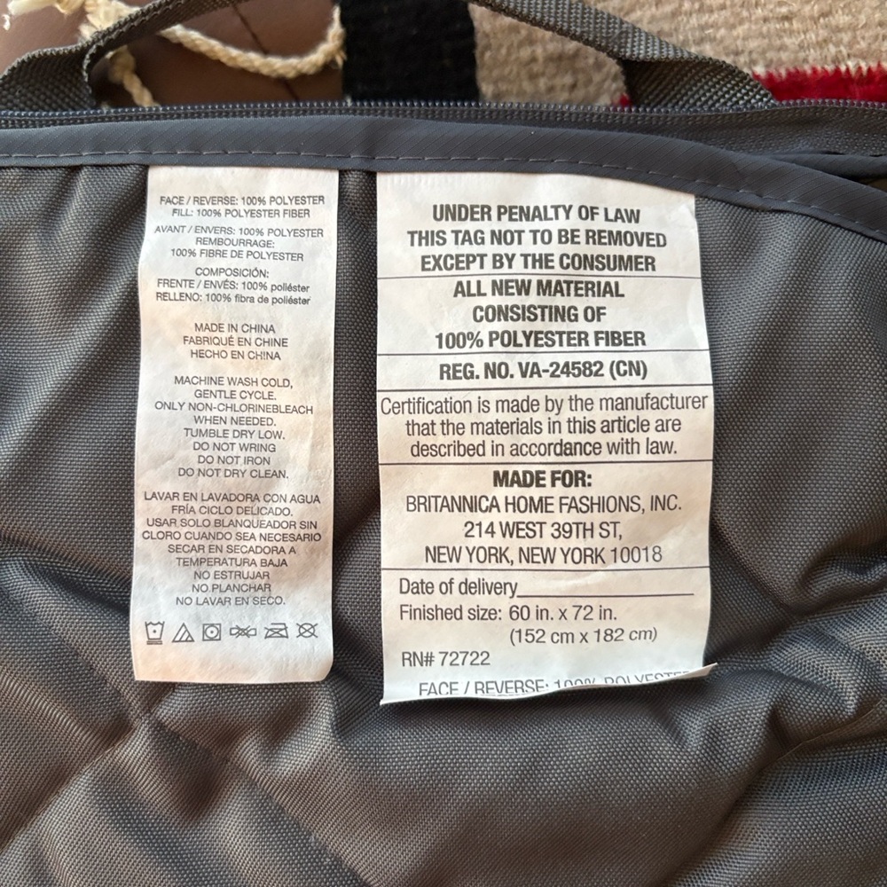 Pendleton Otero Pattern Stadium Travel Portable Blanket - Picture 5 of 6